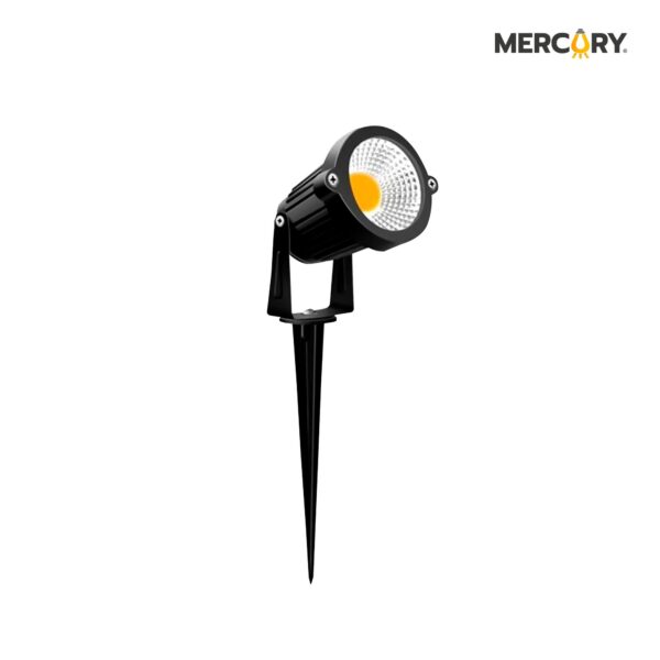 REFLECTOR LED ESTACA 5W NEGRO 6500K