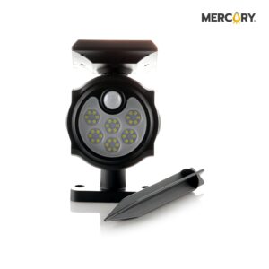 LAMPARA LED SOLAR ESTACA 1,5W 6500K M3-NEGRO C-SENSOR 36L-SMD