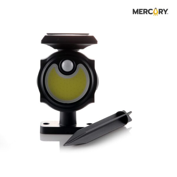 LAMPARA LED SOLAR ESTACA 1,5W 6500K M4-NEGRO C-SENSOR 56L-COB