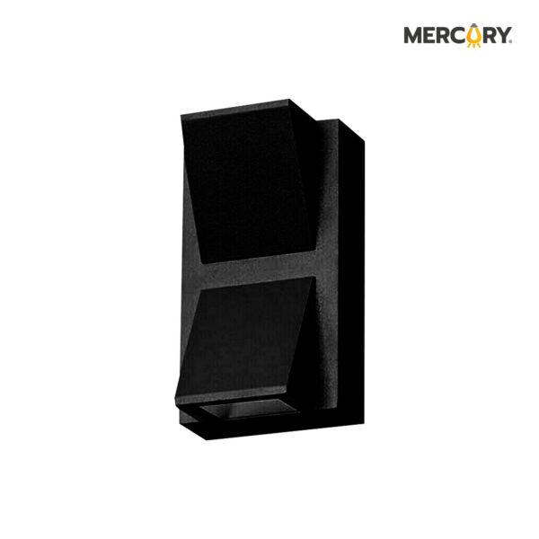 APLIQUE LED CORBATIN 2X3W NEGRO/3000K