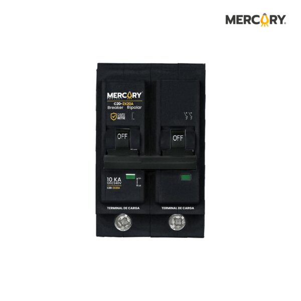 BREAKER NEGRO L7 PROJECT 2P*20A ENCHUFABLE