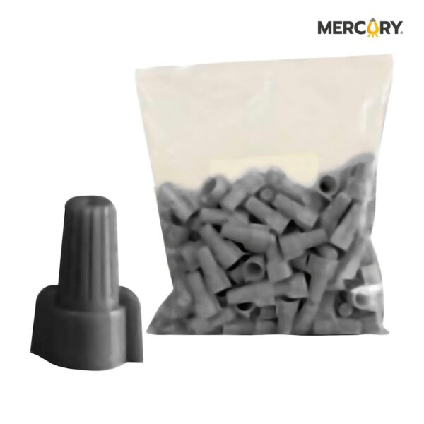 CONECTOR PLÁSTICO GRIS BOLSA X100UNDS