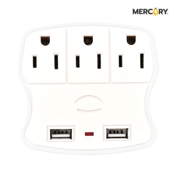 MULTITOMA 3 SALIDAS + 2 USB