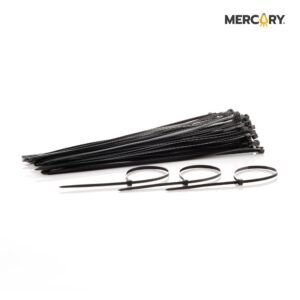 AMARRE PLÁSTICO EN NYLON 10CM X 2.5MM NEGRO BOLSA*100UND