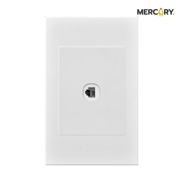 TOMA TELEFONO SENCILLA MERCURY PREMIUM WHITE