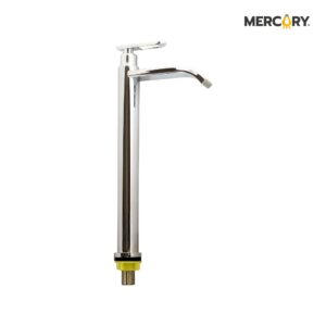LLAVE LAVAMANOS ACERO INOXIDABLE/CROMADO POSTE ALTO TIPO CASCADA