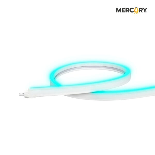 CINTA LED NEON FLEX 12V ROLLO X 5M AZUL AGUAMARINA