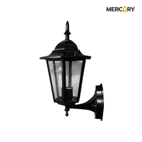 FAROL NEGRO BASE E27 ALUM/MOD01 15X20X36CM