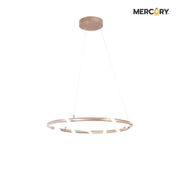 LAMPARA COLGANTE LED FLEXIBLE 54W ORO 60X120 3000K