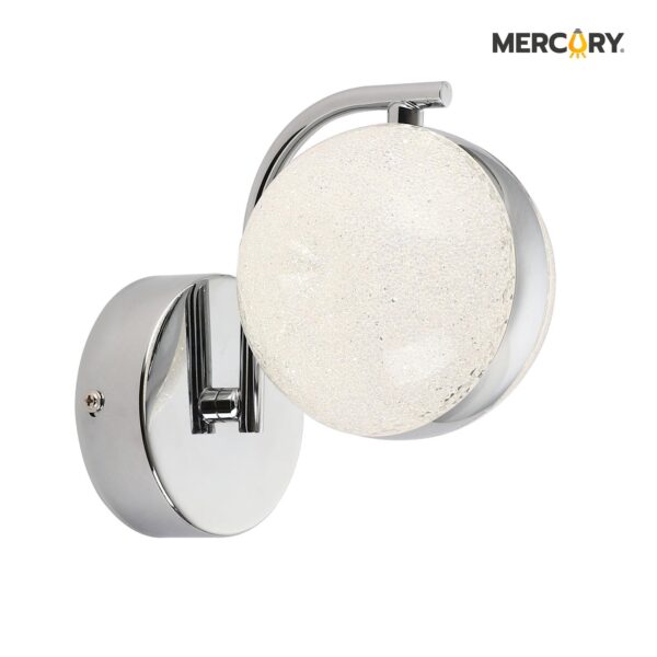 LAMPARA DE PARED 5W NIQUEL 11X17X16  4000K G9 4.5W