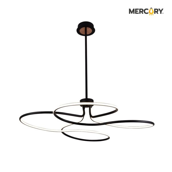 LAMPARA COLGANTE CIRCULAR 70W NEGRO 95X79 4000K