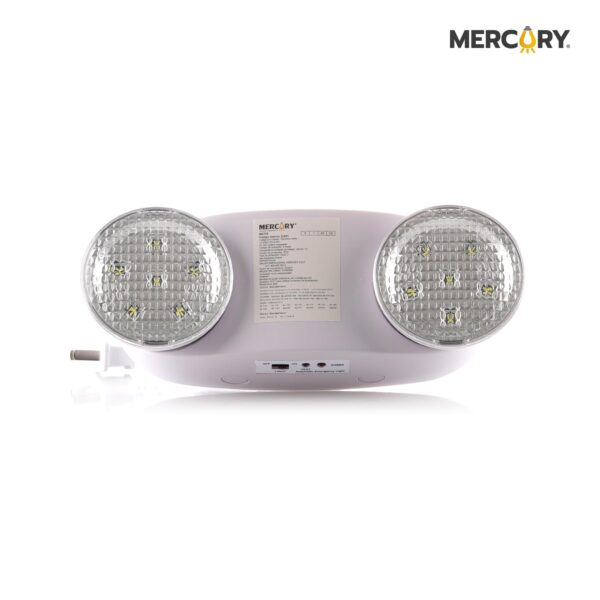 LAMPARA LED DE EMERGENCIA (5.4W) 2X2.7W BATERIA 4V 2000MAH