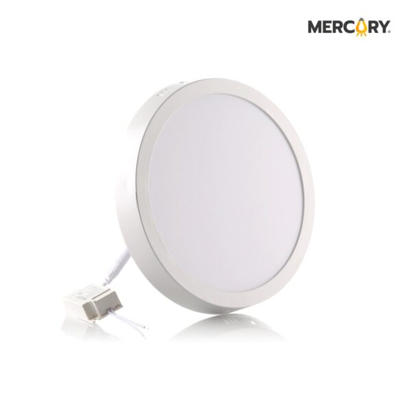PANEL LED SOBREPONER 18W 8" LUZ NEUTRA 4100K REDONDO