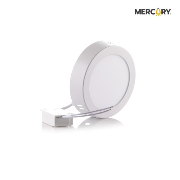 PANEL LED SOBREPONER 6W 4" LUZ CALIDA 3000K REDONDO