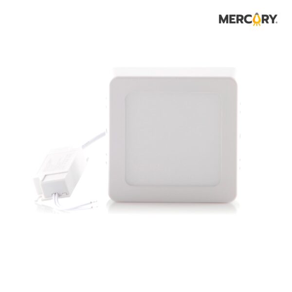 PANEL LED SOBREPONER 6W 4" LUZ CALIDA 3000K CUADRADO