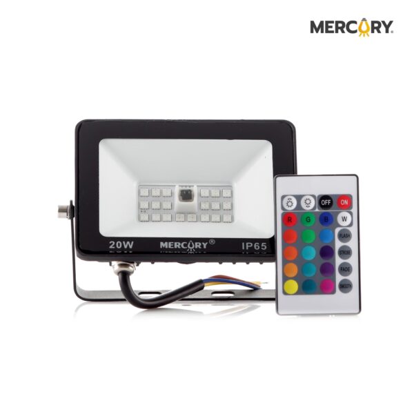 REFLECTOR LED 20W R.G.B. CON CONTROL