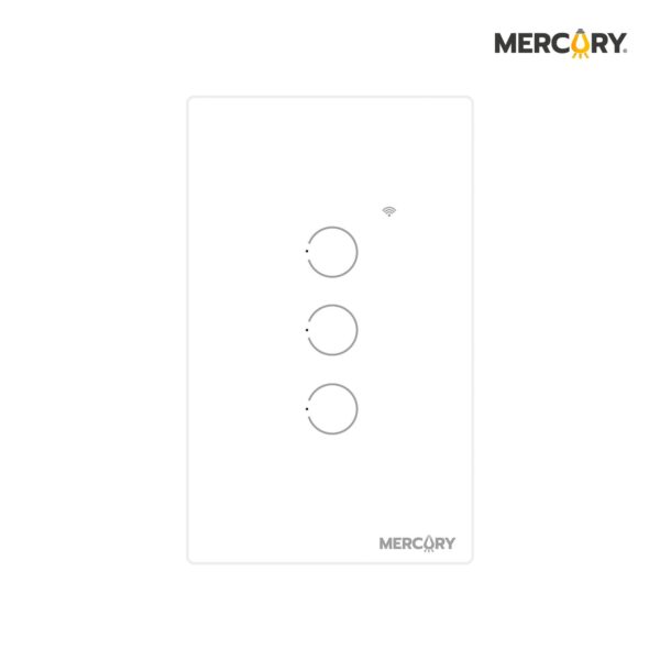 INTERRUPTOR TRIPLE SMART HOME TOUCH WHITE WIFI