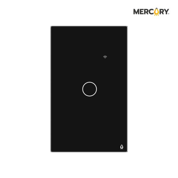 INTERRUPTOR SENCILLO SMART HOME TOUCH BLACK WIFI
